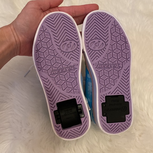 Heelys Shoes Nwot 3c Girls Tie Dye Rainbow Heelys Pro 2 Skate Shoe